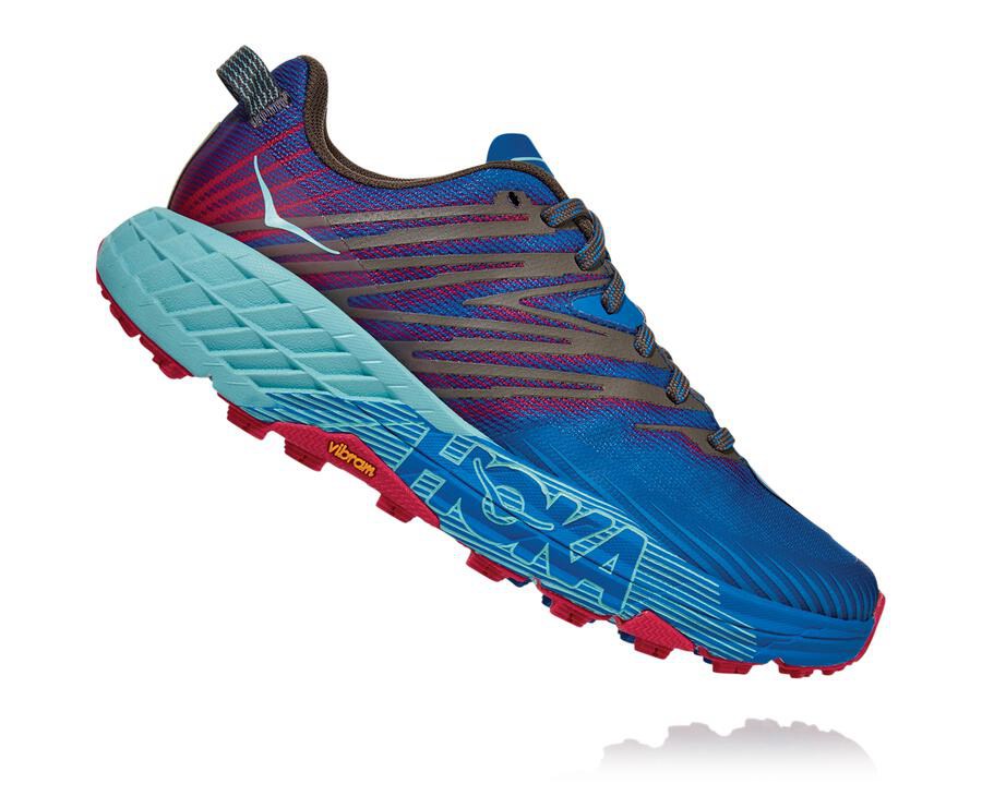 Hoka One One Trailove Tenisky Damske Modre - Speedgoat 4 - 61742-REBT